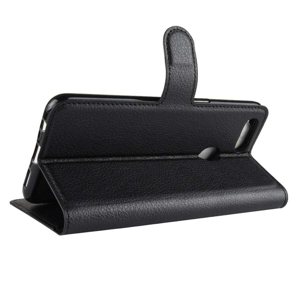 Oppo Ax7 Pu Wallet Case [Black]
