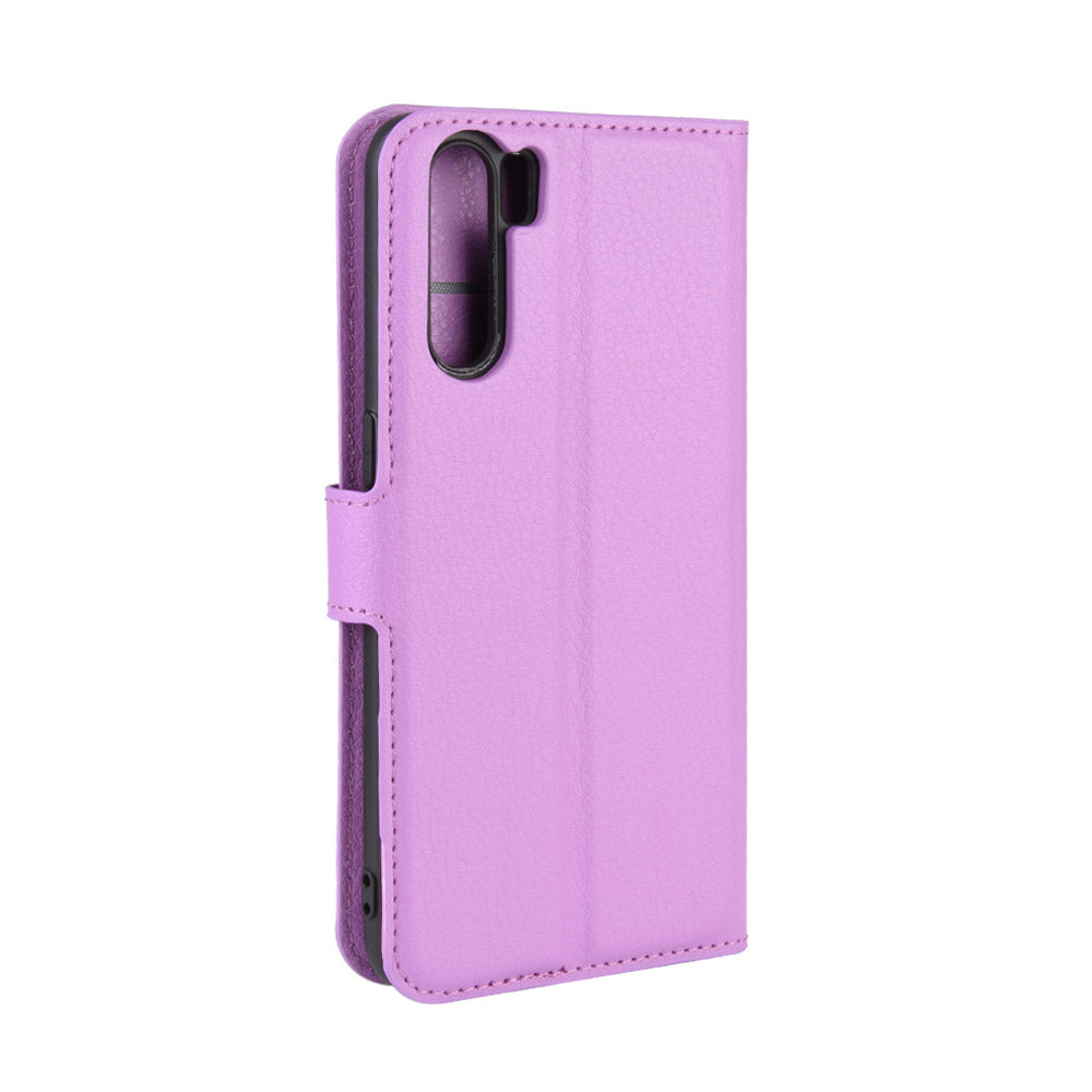 Oppo A91 Pu Wallet Case [Purple]