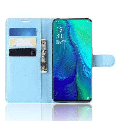 Oppo Reno 10Xzoom Pu Wallet Case [Lightblue]