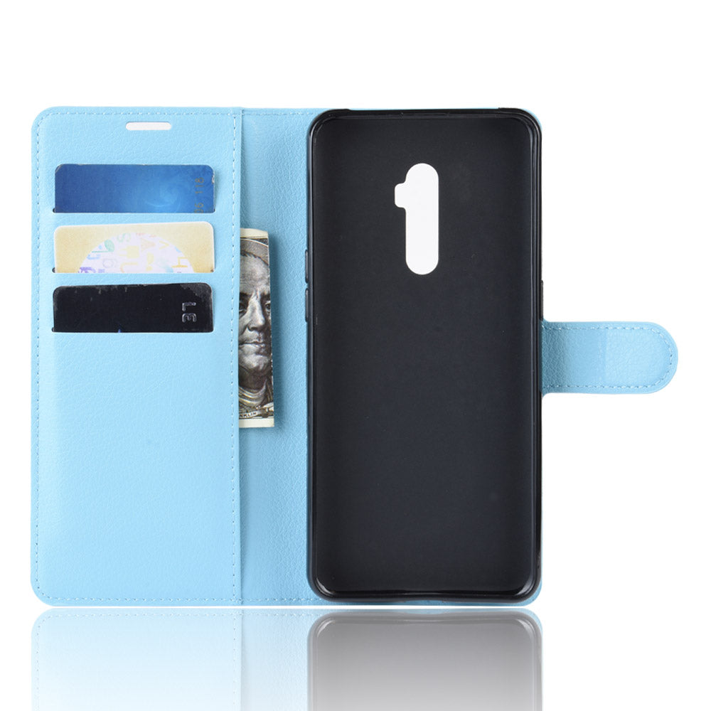 Oppo Reno 10Xzoom Pu Wallet Case [Lightblue]