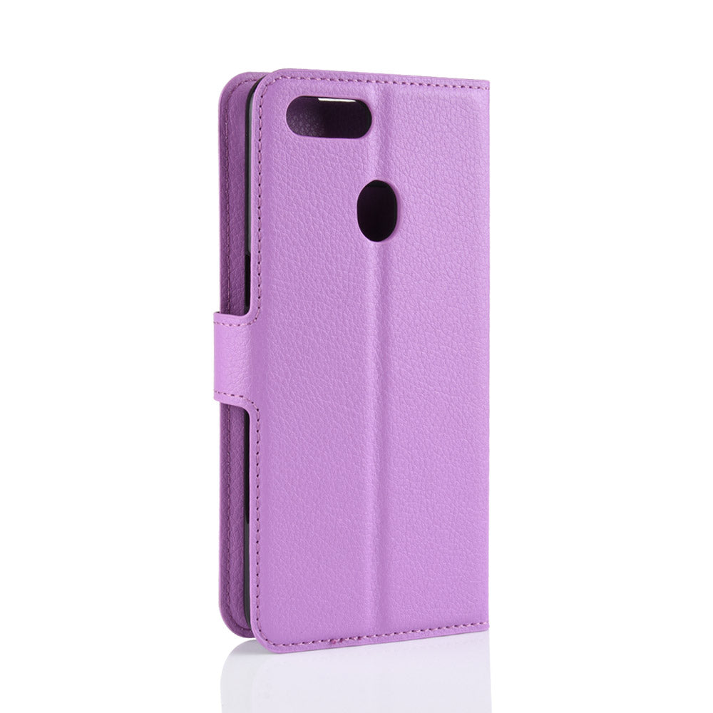 Oppo Ax7 Pu Wallet Case [Purple]
