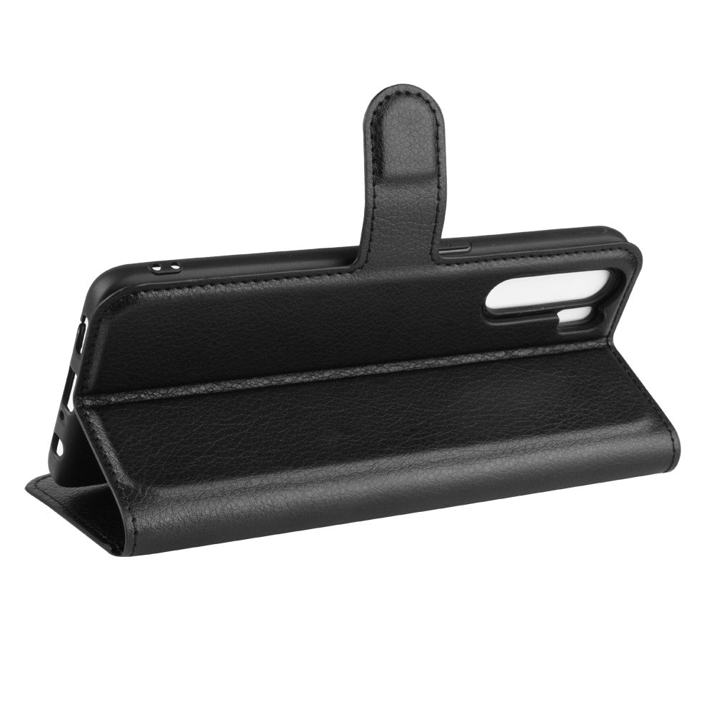 Oppo A91 Pu Wallet Case [Black]