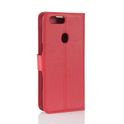 Oppo R11S Pu Wallet Case [Red]