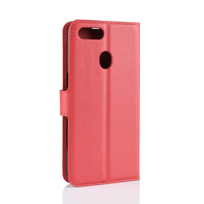 Oppo Ax7 Pu Wallet Case [Red]
