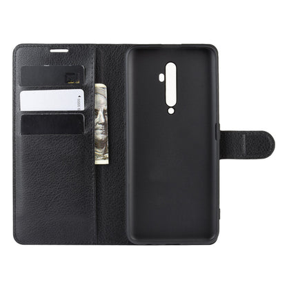 Oppo Reno2 Z Pu Wallet Case [Black]
