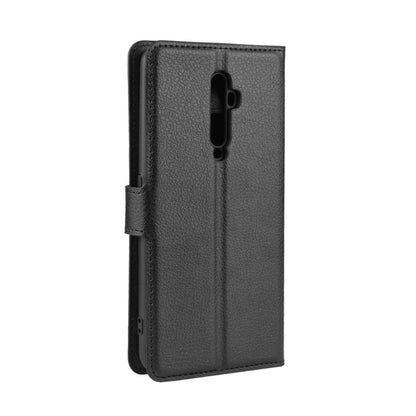 Oppo Reno2 Z Pu Wallet Case [Black]