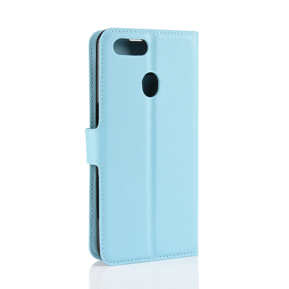 Oppo Ax7 Pu Wallet Case [Lightblue]