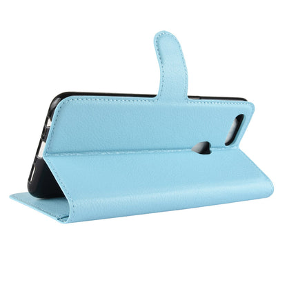 Oppo Ax7 Pu Wallet Case [Lightblue]