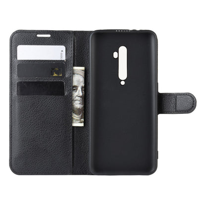 Oppo Reno2 Pu Wallet Case [Black]