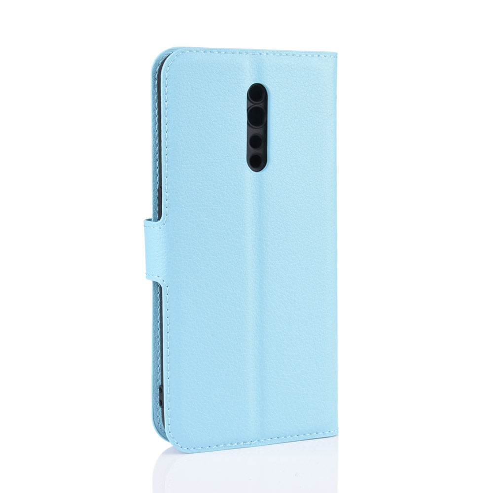 Oppo Reno Z Pu Wallet Case [Lightblue]