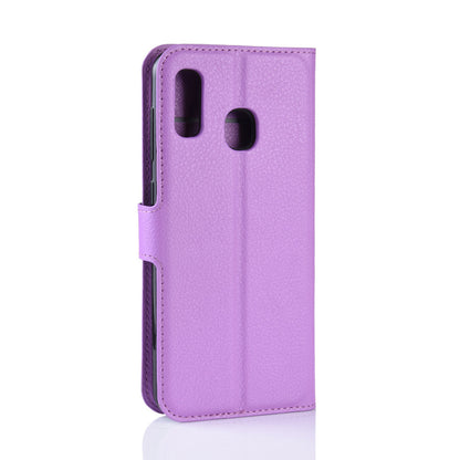 Galaxy A20/A30 Pu Wallet Case [Purple]