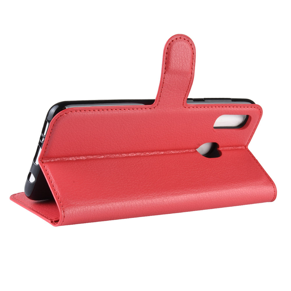Galaxy A20/A30 Pu Wallet Case [Red]