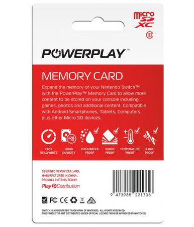PowerPlay Switch 128GB Memory Card