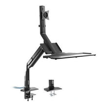BRATECK 17-32" Single Monitor Gas Spring Sit-Stand Desk Converter DWS21-C01