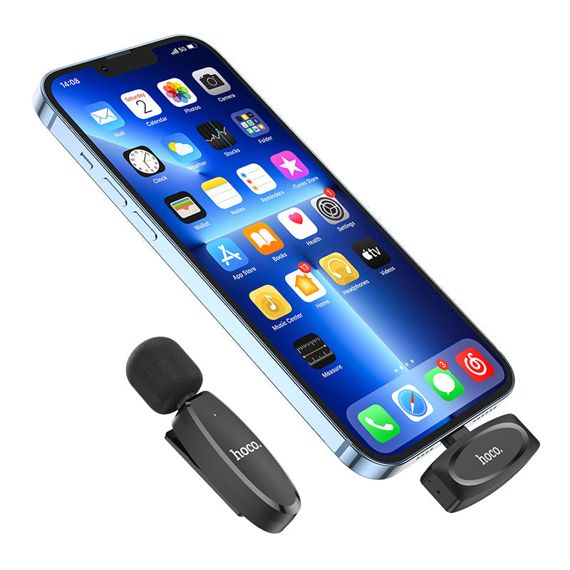 Hoco Wireless Digital Microphone w/ Lightning Connector (L15-L)