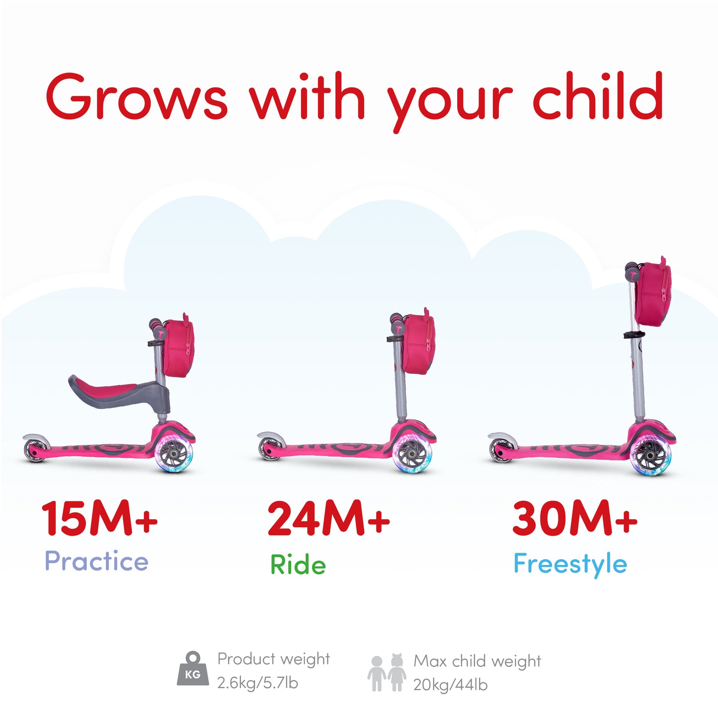 SmarTrike T1 Toddler Scooter [Pink]