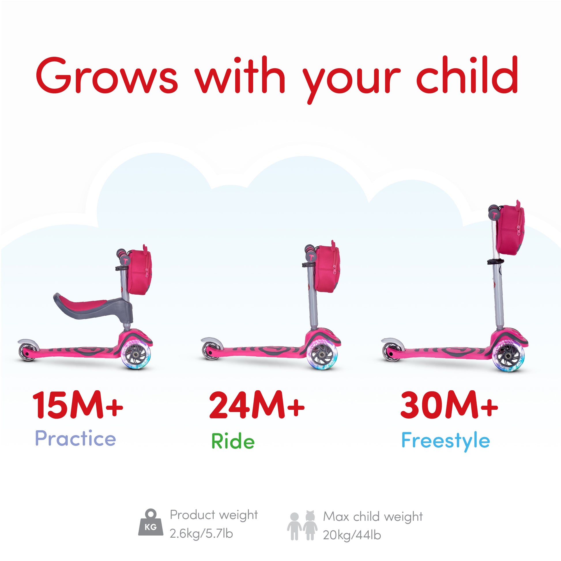 SmarTrike T1 Toddler Scooter [Pink]