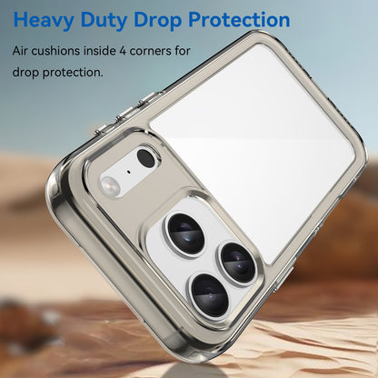 Iphone 17 Pro Soft Gel Case [Clear Grey]