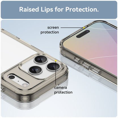 Iphone 17 Pro Soft Gel Case [Clear Grey]