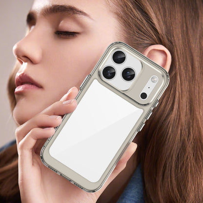 Iphone 17 Pro Soft Gel Case [Clear Grey]