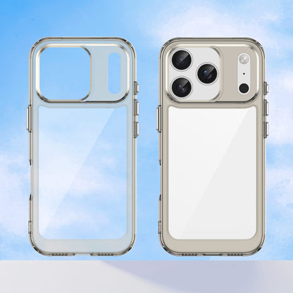Iphone 17 Pro Soft Gel Case [Clear Grey]