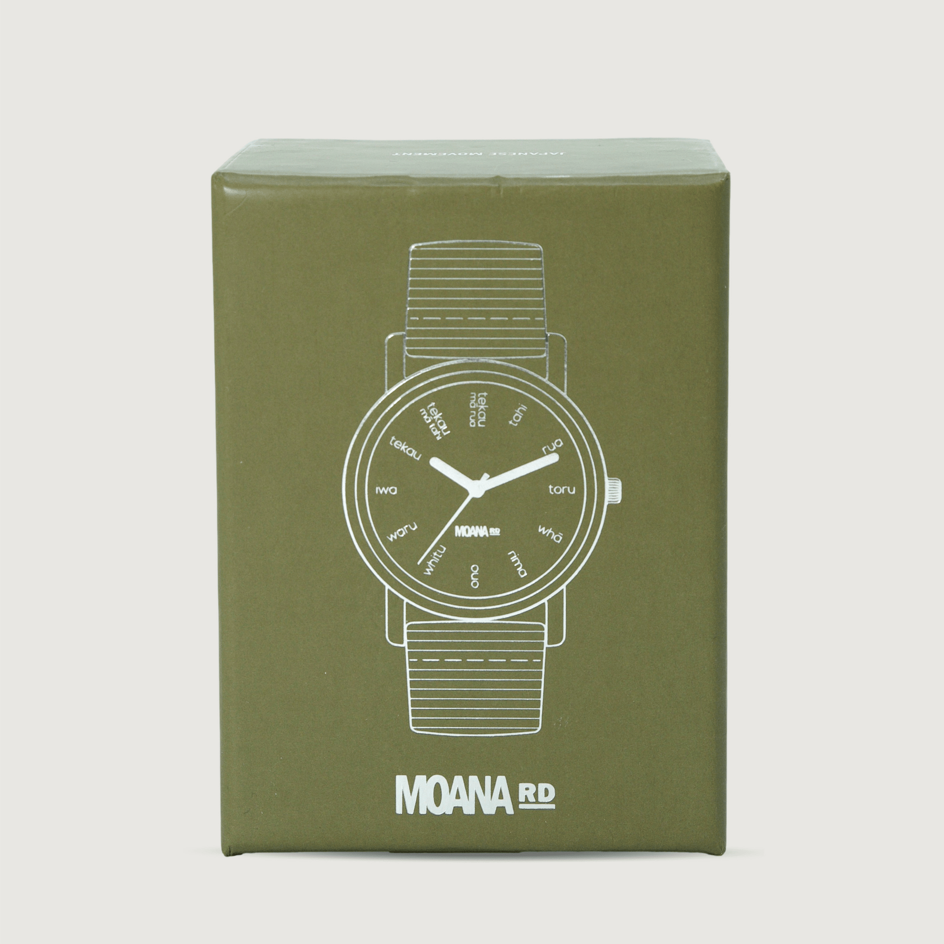 Moana Road Te Reo Maori Watch [ Olive - 7032]