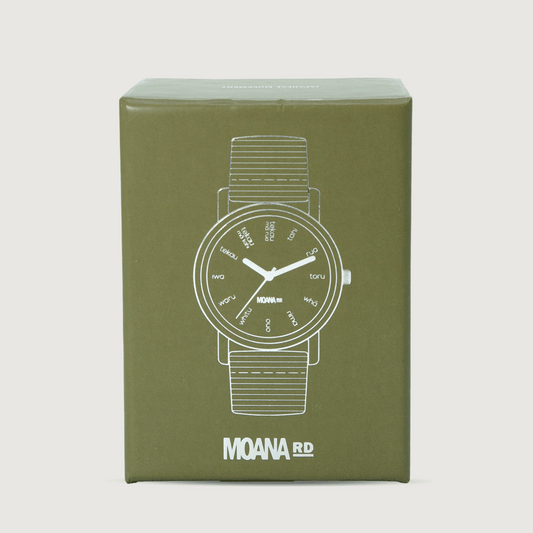 Moana Road Te Reo Maori Watch [ Olive - 7032]