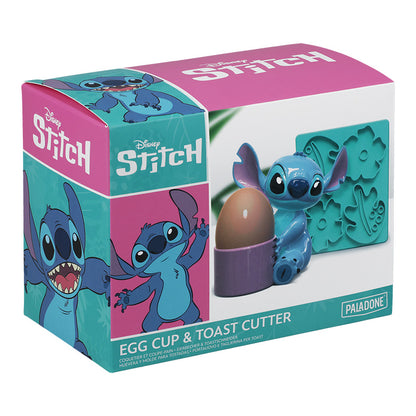 Disney Lilo & Stitch Egg Cup and Toast Cutter Set