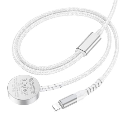 Hoco 2 in 1 USB-C to Lightning & iWatch Charging Cable (CW54)