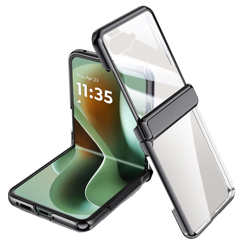 Razr 60 Ultra Electroplated Hinge Case [Black]