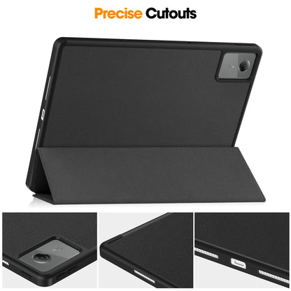 Lenovo Idea Tab Plus 12.1 2025 Tri-fold Pen Holder Case [Black]