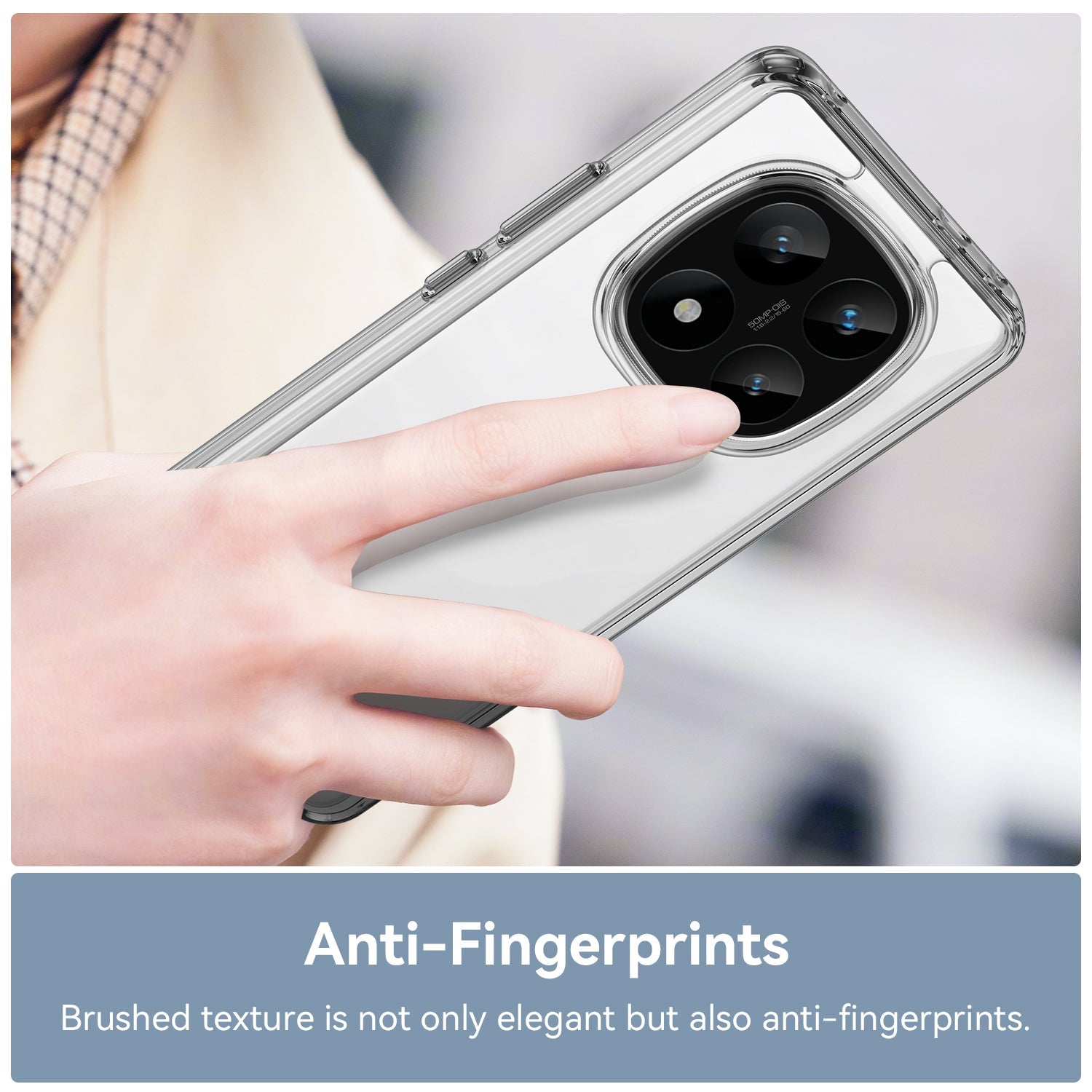 Xiaomi Redmi Note 14 Pro Plus 5G Soft Gel Case [Clear Bumper ]