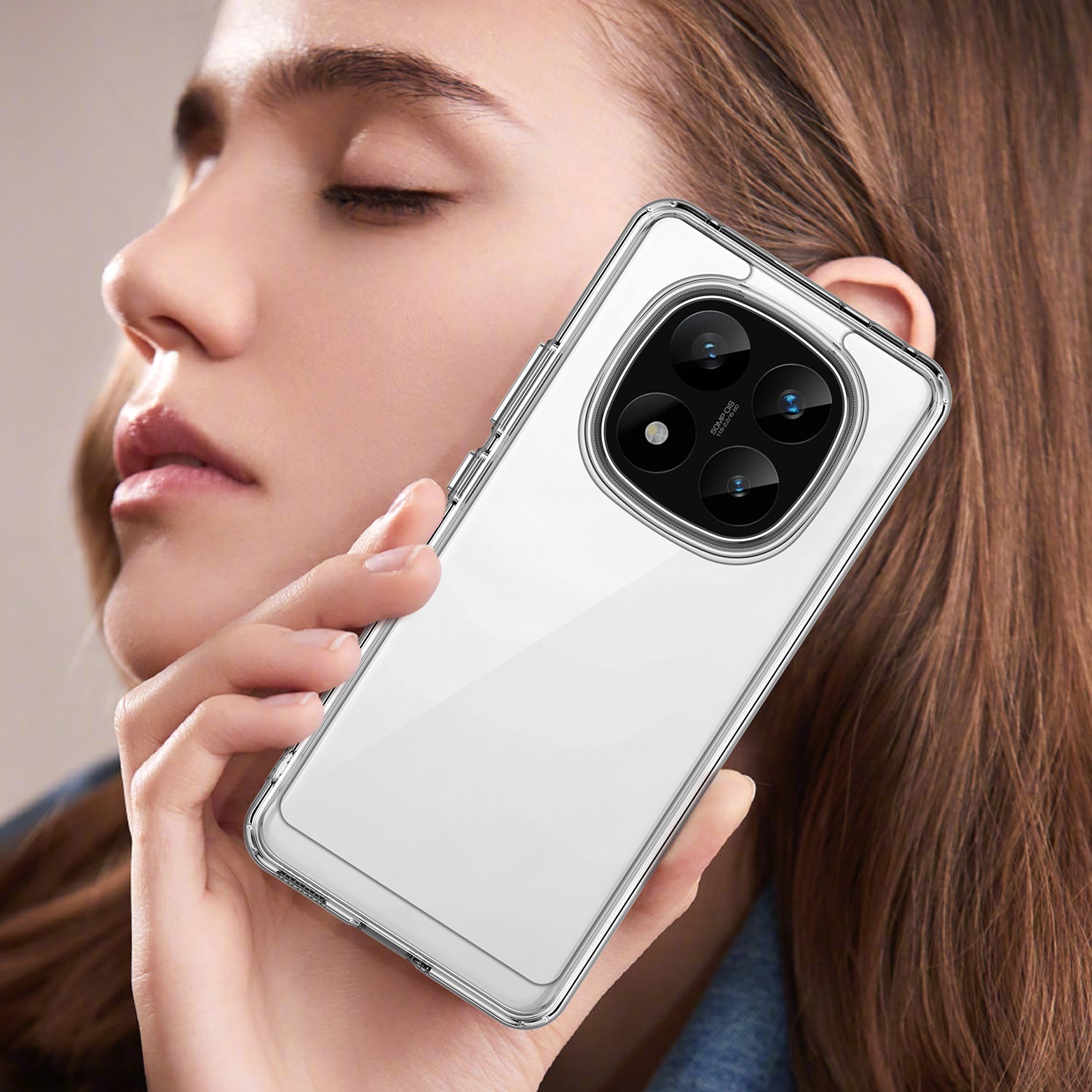 Xiaomi Redmi Note 14 Pro Plus 5G Soft Gel Case [Clear Bumper ]