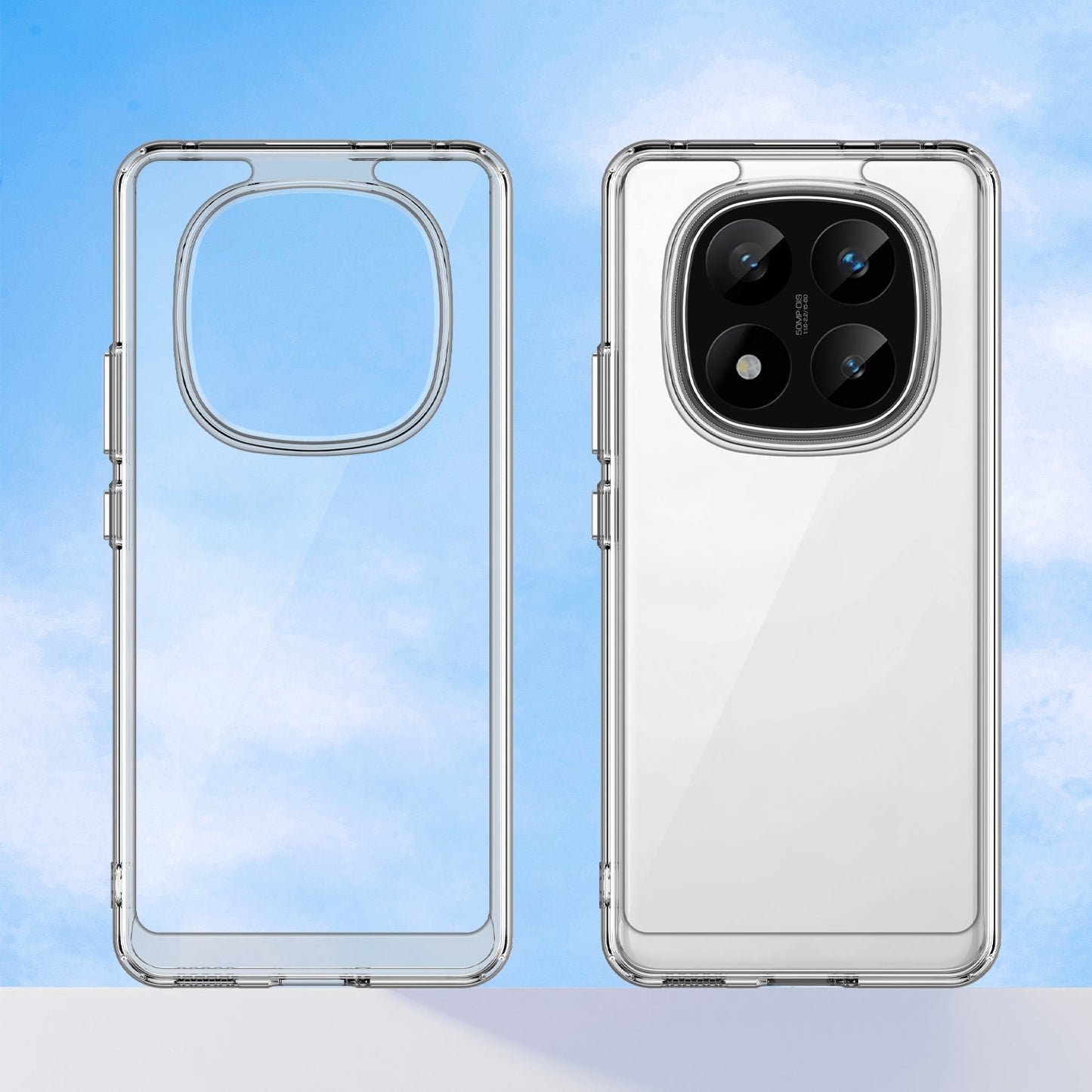 Xiaomi Redmi Note 14 Pro Plus 5G Soft Gel Case [Clear Bumper ]