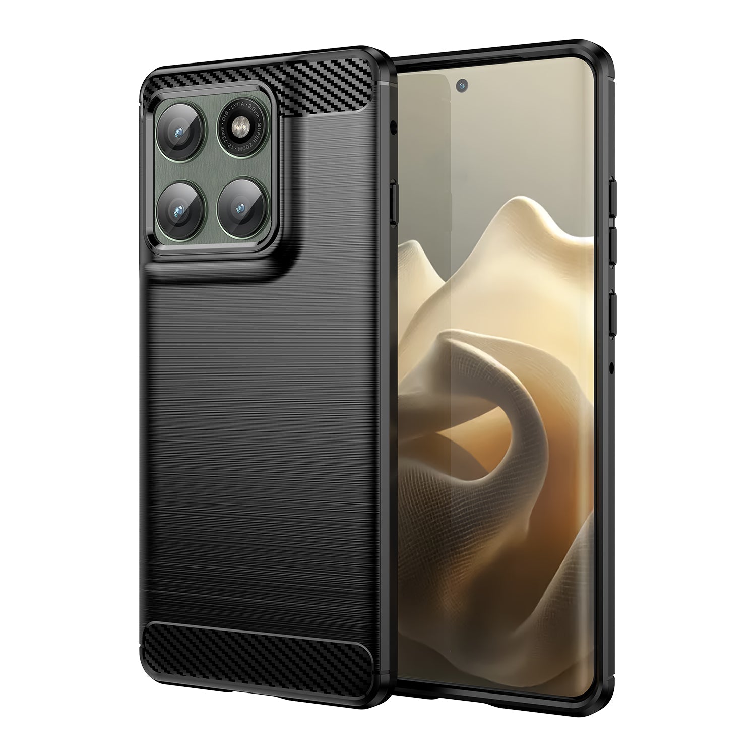 Moto Edge 60 Pro Carbon Fibre Case [Black]