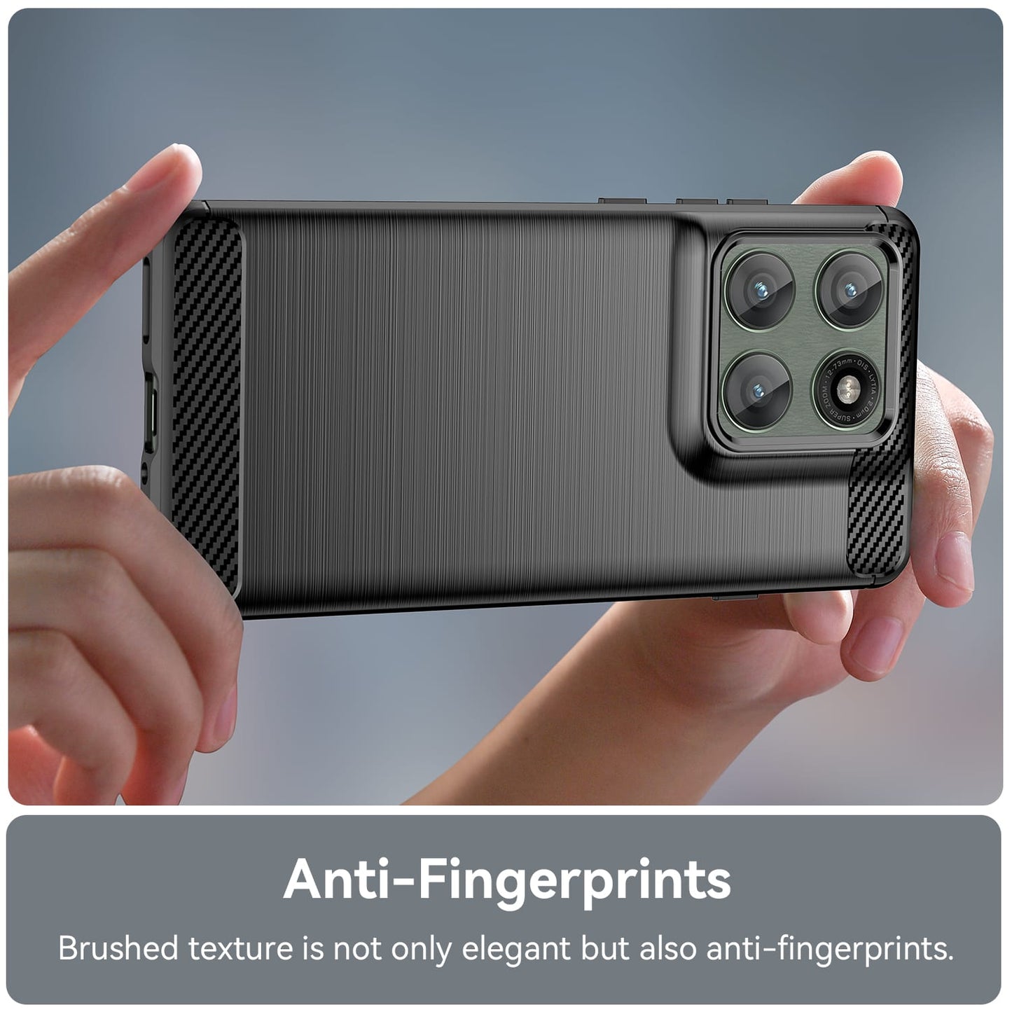 Moto Edge 60 Pro Carbon Fibre Case [Black]