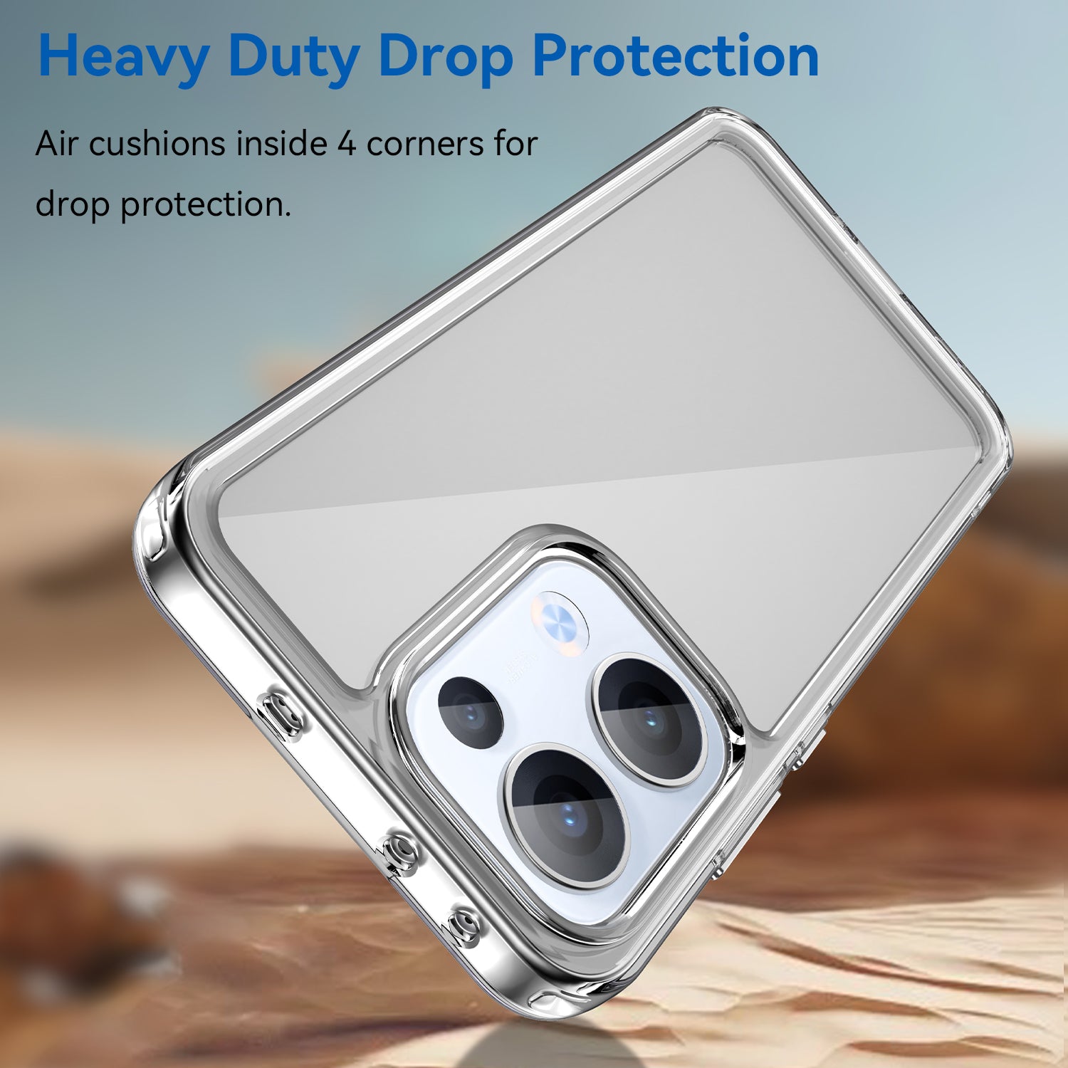Oppo Reno 13 5G Soft Gel Case [Clear]