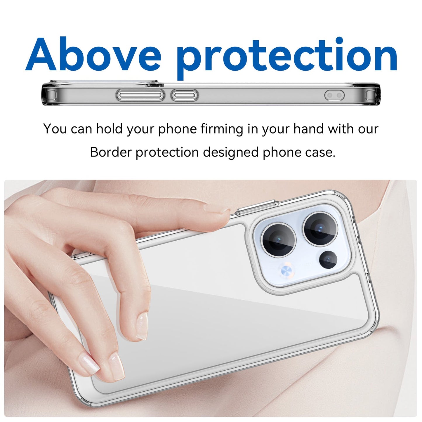 Oppo Reno 13 5G Soft Gel Case [Clear]
