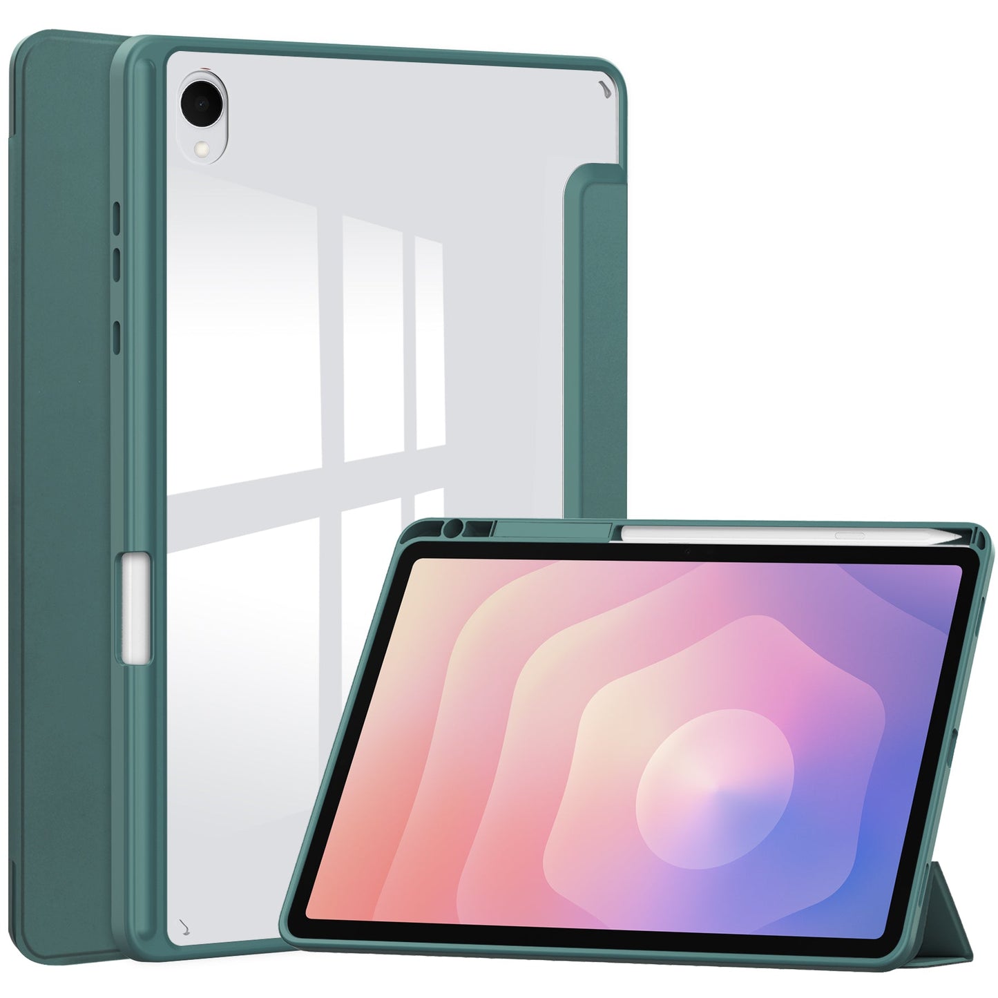 Galaxy Tab S11 Acrylic Tri-fold Case [Teal]