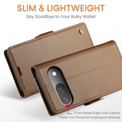 Google Pixel 9 Pro Pu Wallet Case [Brown]
