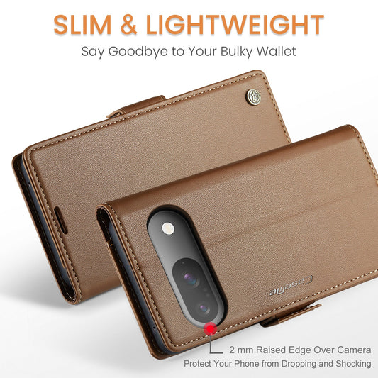 Google Pixel 9 Pro Pu Wallet Case [Brown]