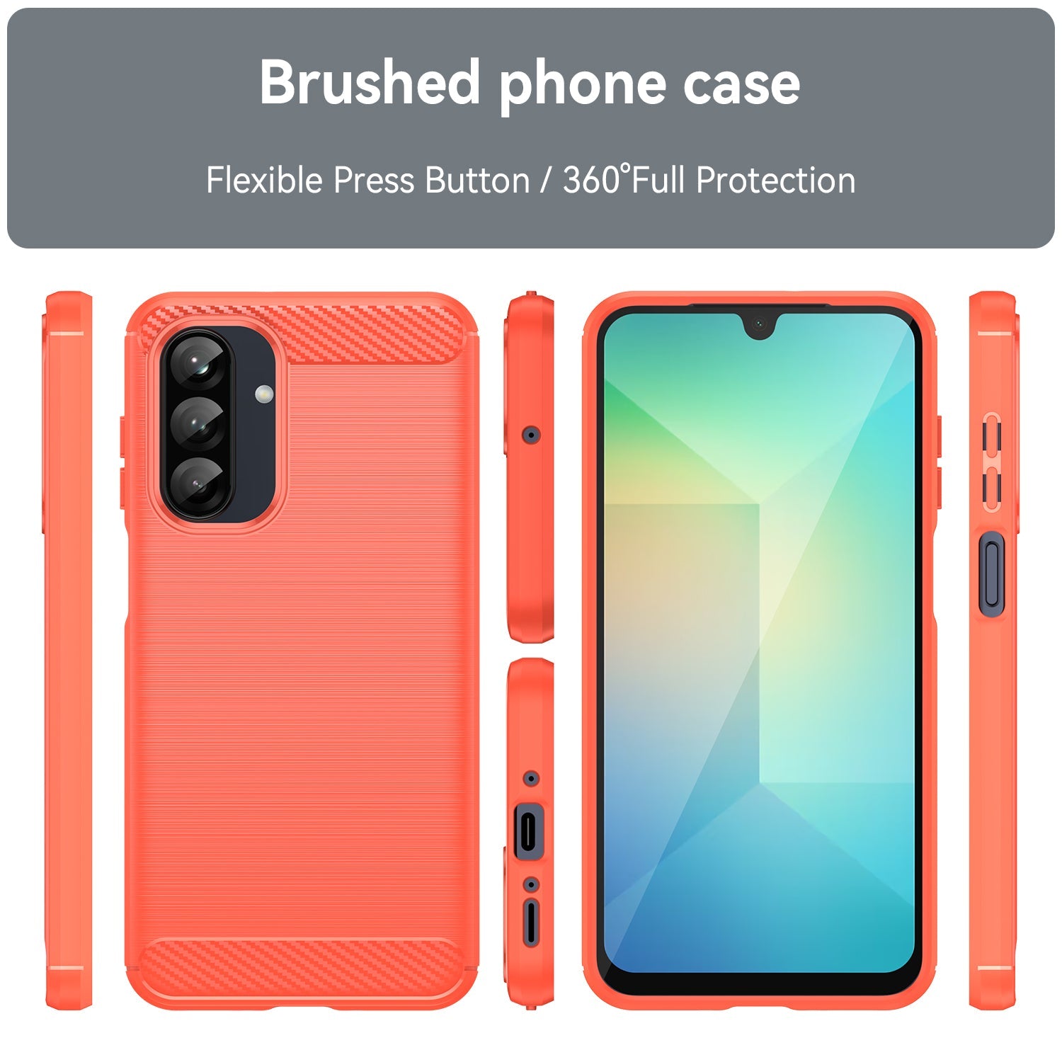 Samsung Galaxy A26 5G Carbon Fibre Case [Red]