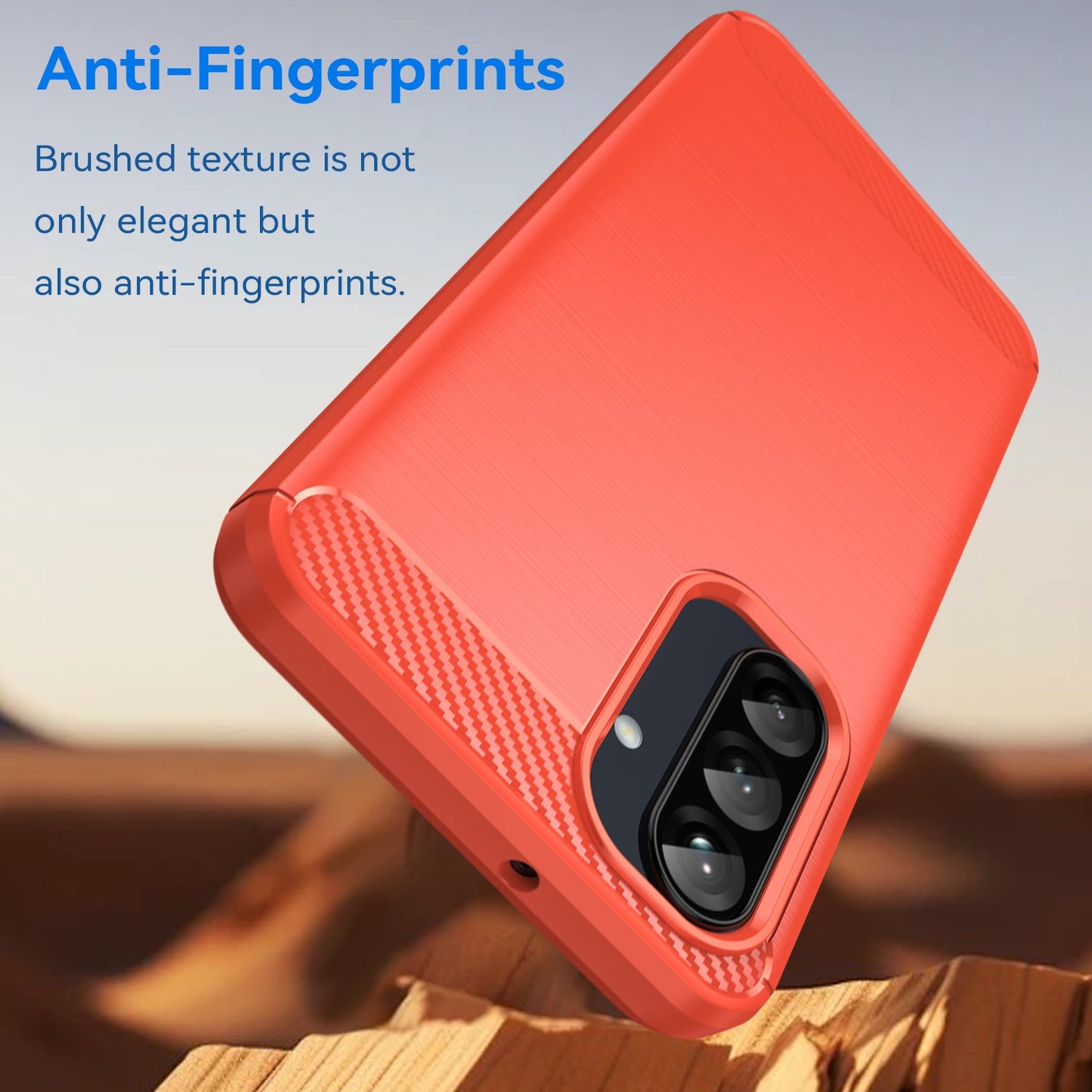 Samsung Galaxy A26 5G Carbon Fibre Case [Red]