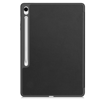 Tab S10Fe Plus Tri-Fold Pen Holder Case [Black]