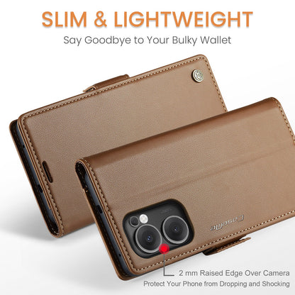Oppo Reno 13 F 5G Pu Wallet Case [Brown]
