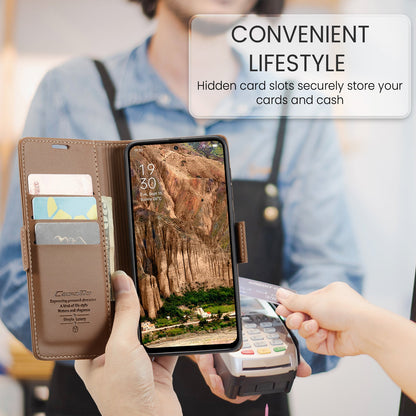 Oppo Reno 13 F 5G Pu Wallet Case [Brown]