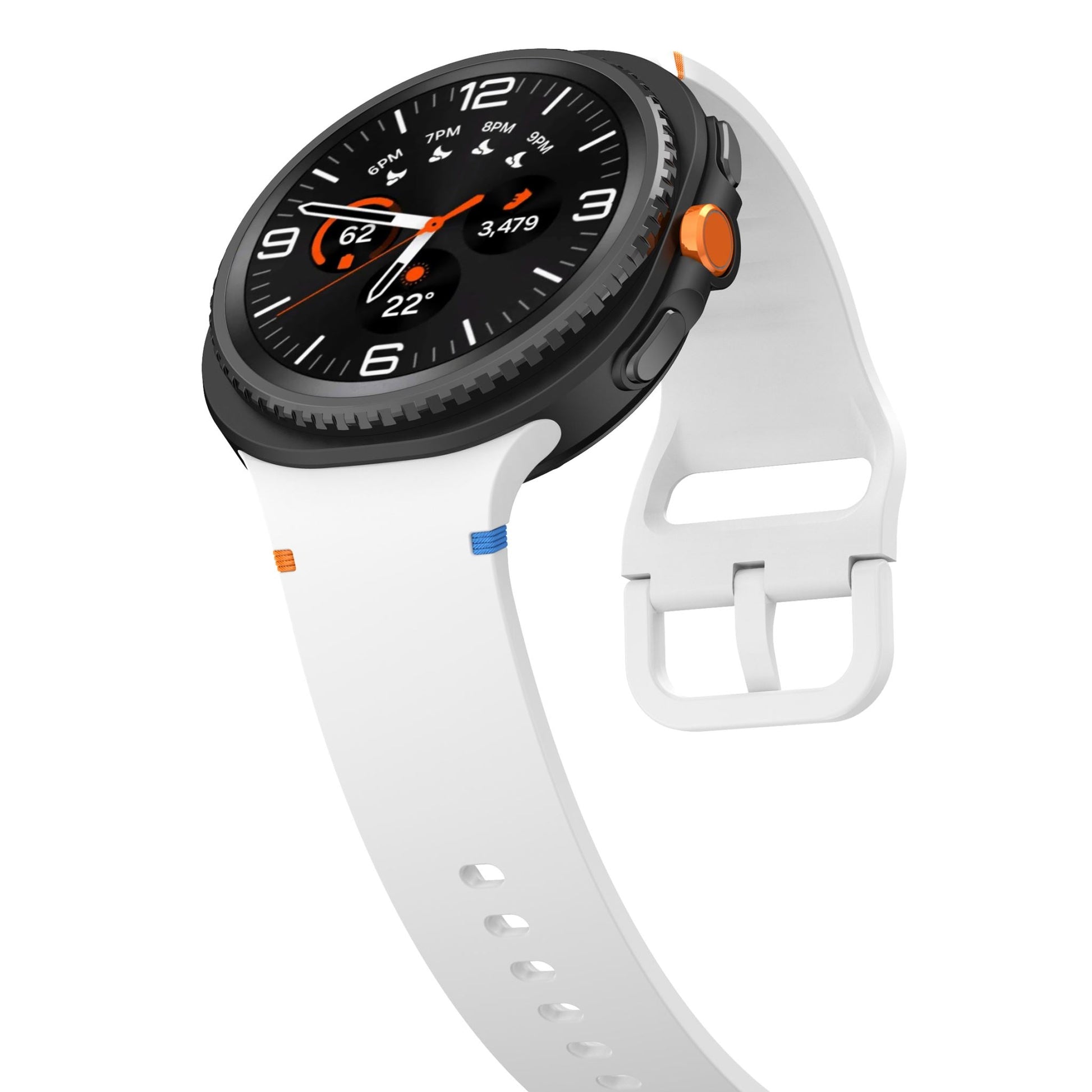 Samsung Galaxy Watch 8 Silicone Strap [White]