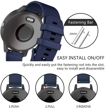 Garmin Venu Sq 2 Silicone Strap [Navy]
