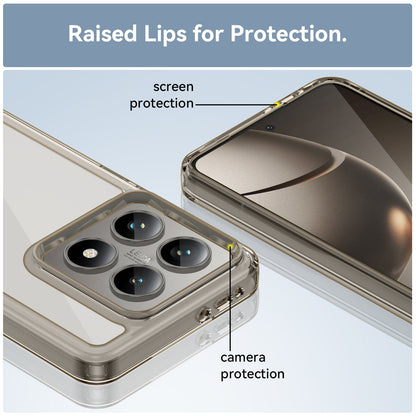 Xiaomi 14T Pro Soft Gel Bumper Case [Clear Grey]