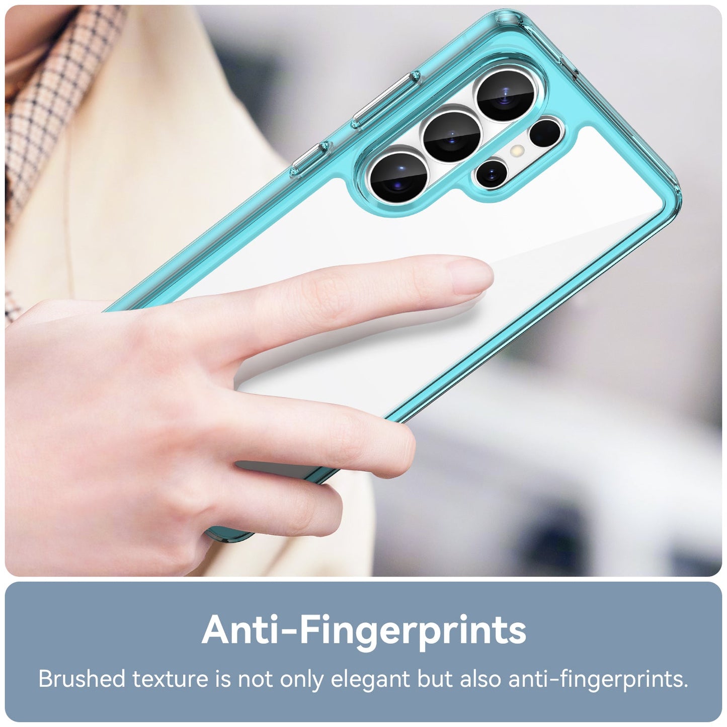 Galaxy S26 Ultra Soft Gel Case [Clear Blue]